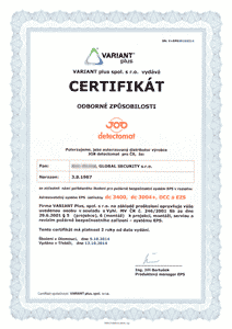 Job Detectomat - systém EPS